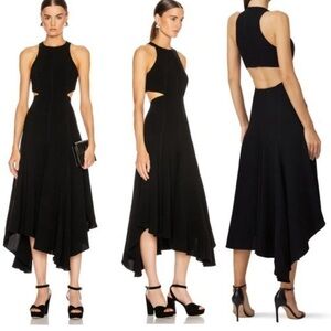Cinq A Sept Sleeveless Belladonna Cutout Midi Dress